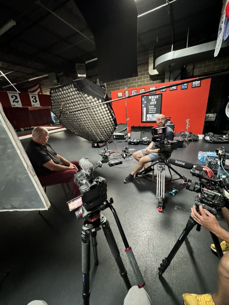 Tidal Media Co crew on set