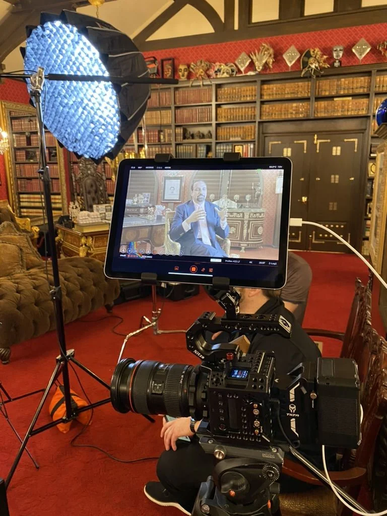 Tidal Media Co crew on set